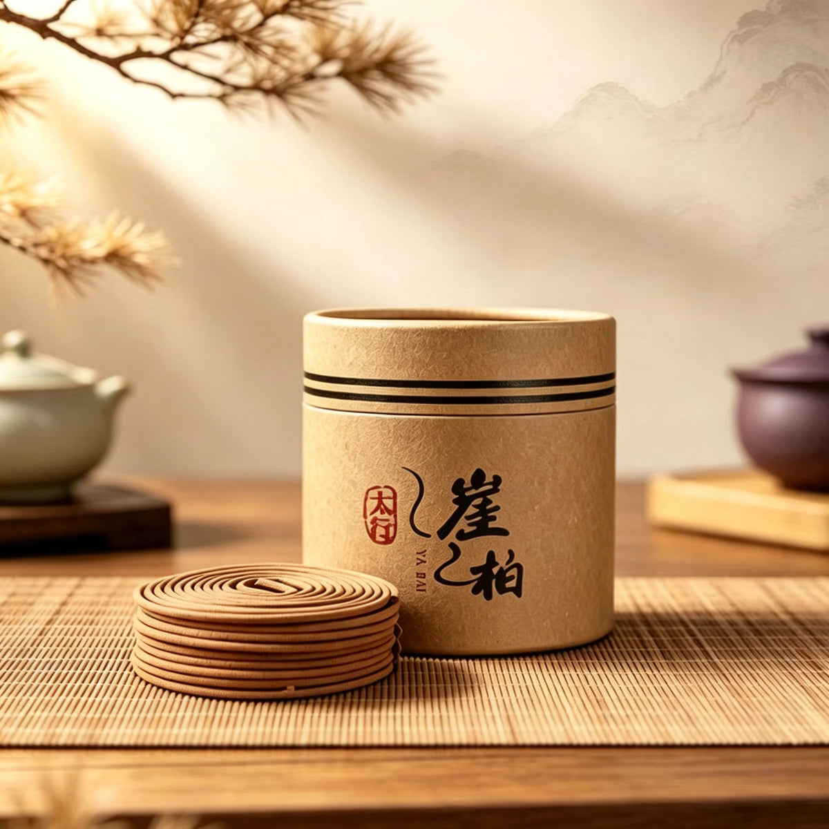 Taihang Cypress Natural Coil Incense, 48 Coils