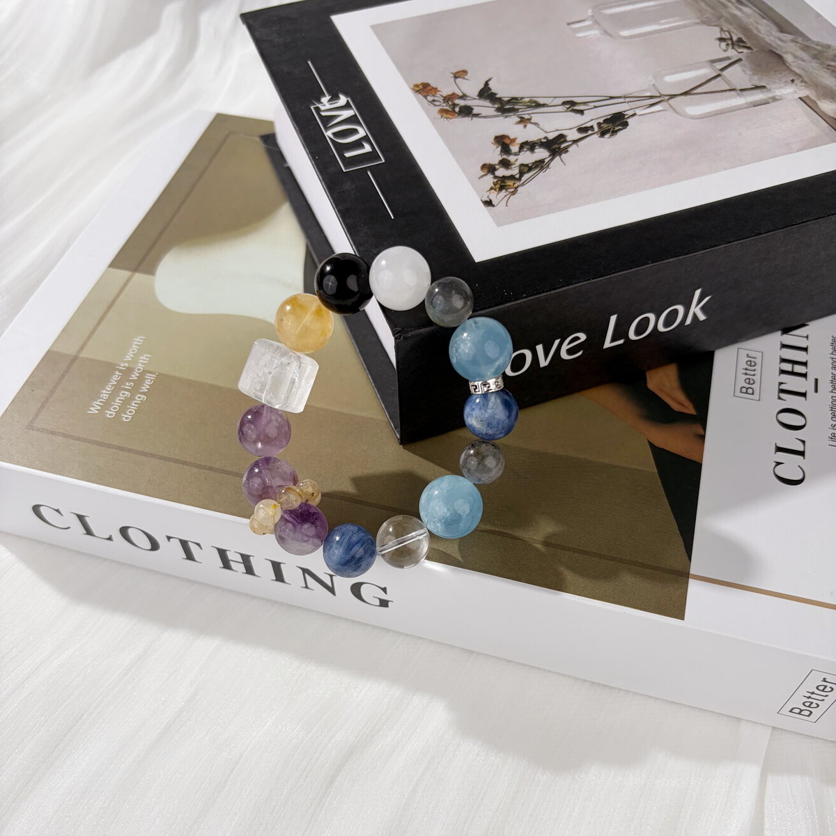 *Cosmic Spectrum* Multi‑Gemstone Chakra Crystal Bracelet