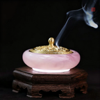 White Natural Jade Incense Burner