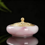 Xiangfei Pink Natural Jade Incense Burner