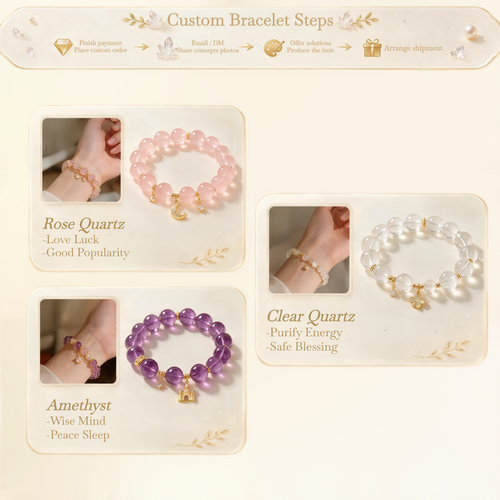 Custom Bracelet $10 Design Deposit | Submit Order Number & Your Ideas